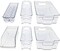 Sorbus Fridge Bins and Freezer Bins Refrigerator Organizer Stackable Food Storage Containers BPA-Free Drawer Organizers for Refrigerator Freezer and Pantry (Pack of 6)